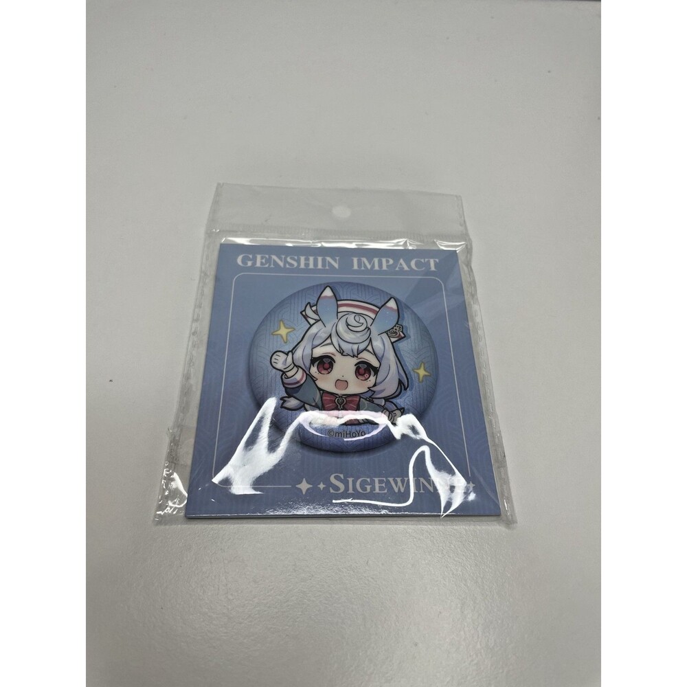 miHoYo Genshin Impact Badge Sigewinne Cute Fontaine Official Emblem Original
